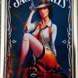 Cigarette Case Tennessee Whiskey  Pinup Girl for 100's Cigarettes